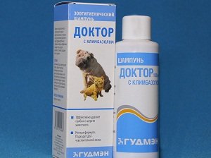 шампунь доктор для собак с климбазолом