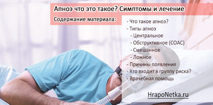 Апноэ что это такое? Симптомы и лечение Апноэ что это такое? Симптомы и лечение