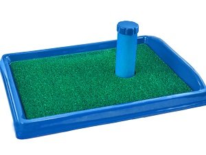 лоток для собак со столбиком